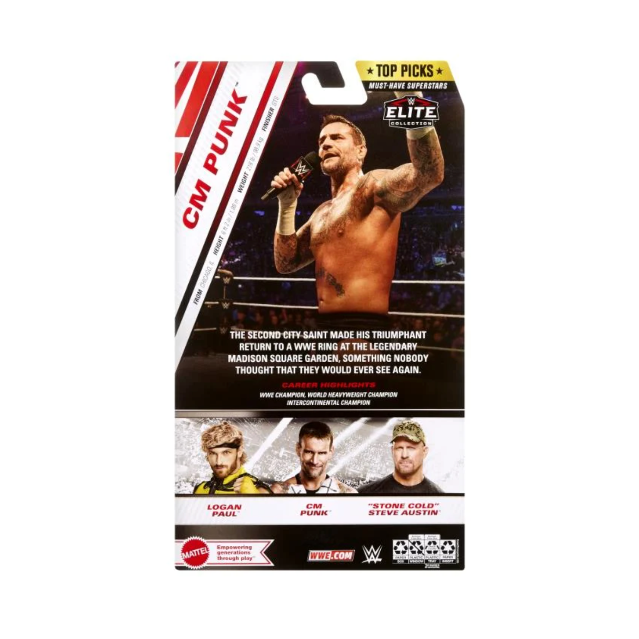 Mattel: WWE Elite Collection Top Picks 2025 CM Punk