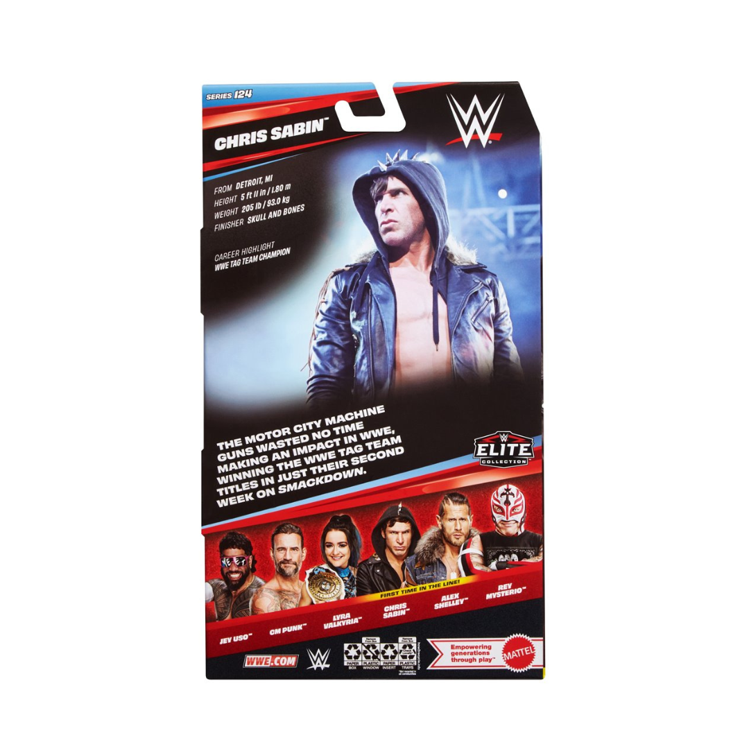 Mattel: WWE Elite Collection Series 124 Chris Sabin Action Figure