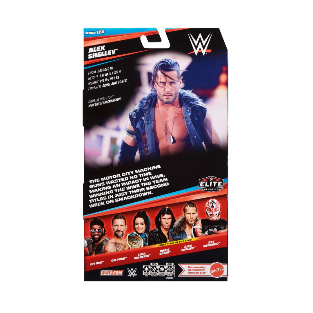 Mattel: WWE Elite Collection Series 124 Alex Shelley Action Figure