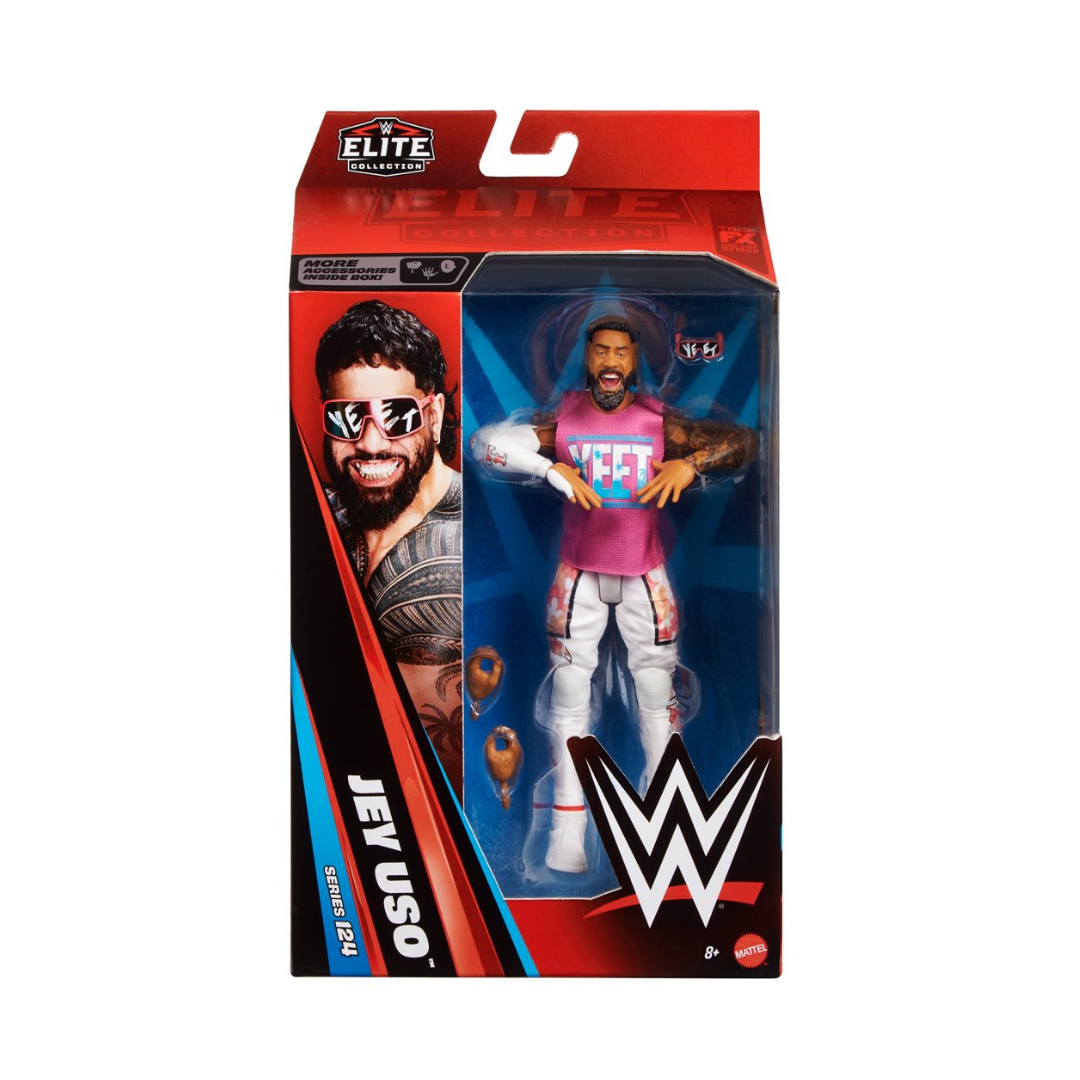 Mattel: WWE Elite Collection Series 124 Jey Uso Action Figure