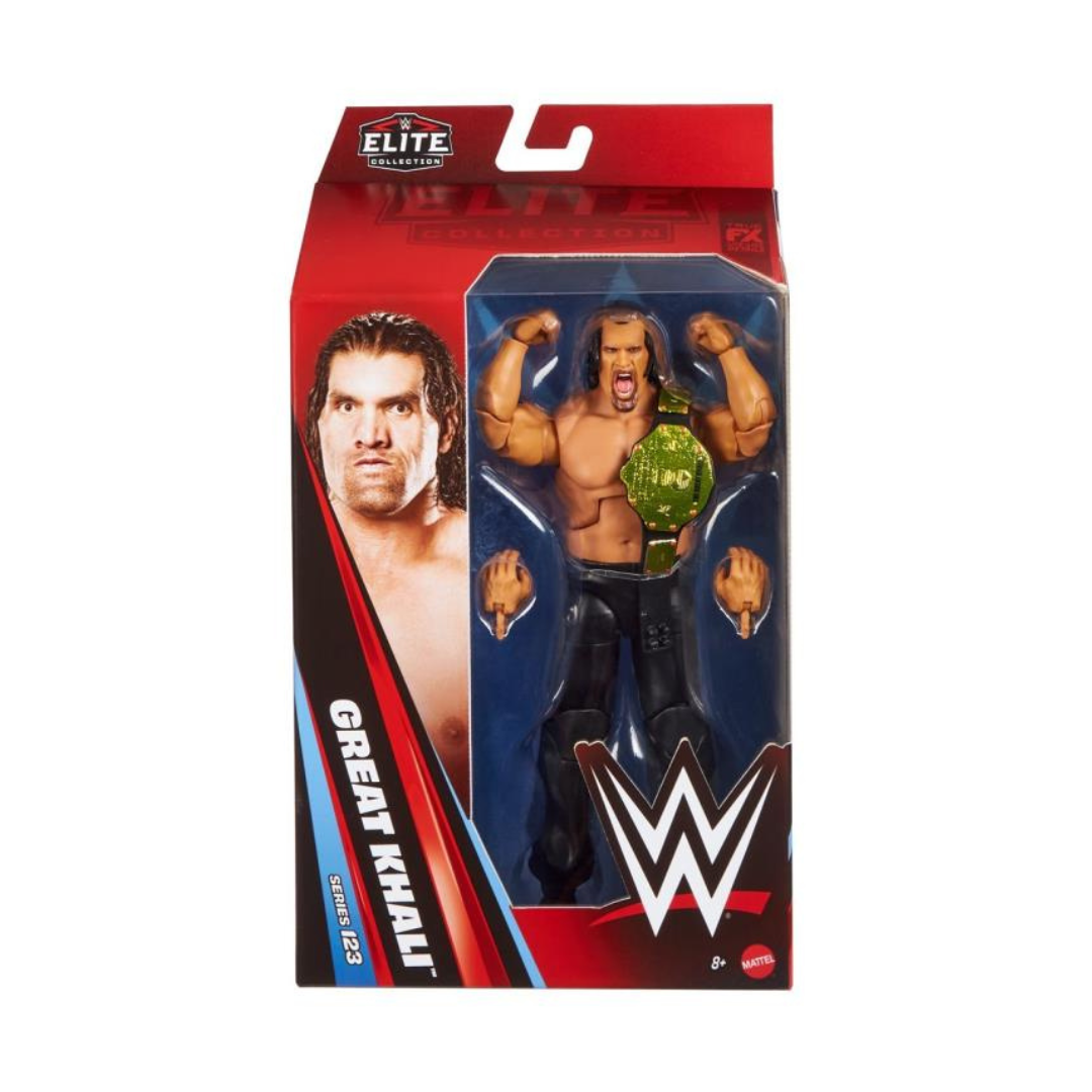Mattel: WWE Elite Collection Series 123 Great Khali Action Figure