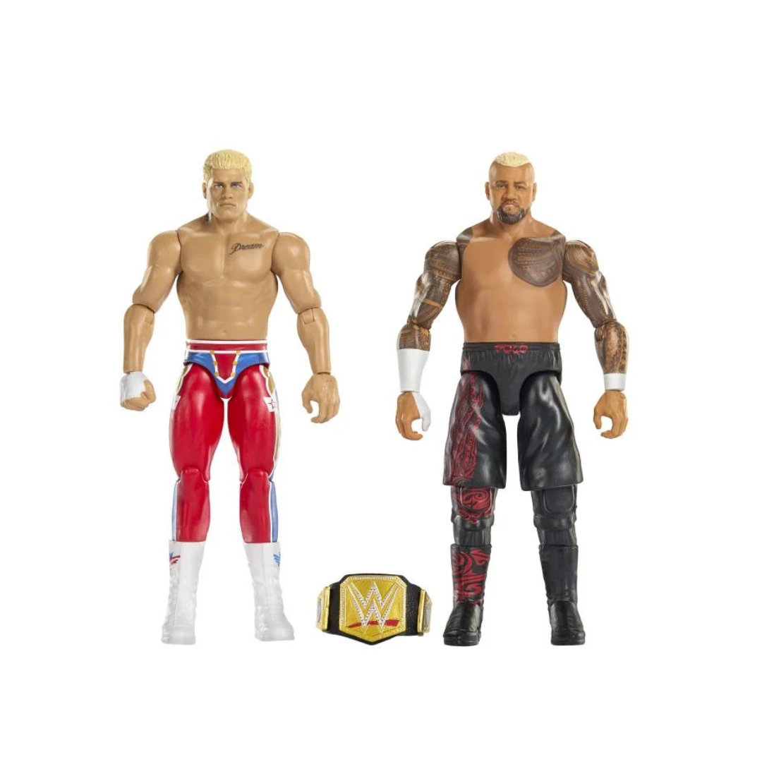 Mattel: WWE Championship Showdown Series 24 Cody Rhodes vs. Solo Sikoa Two-Pack