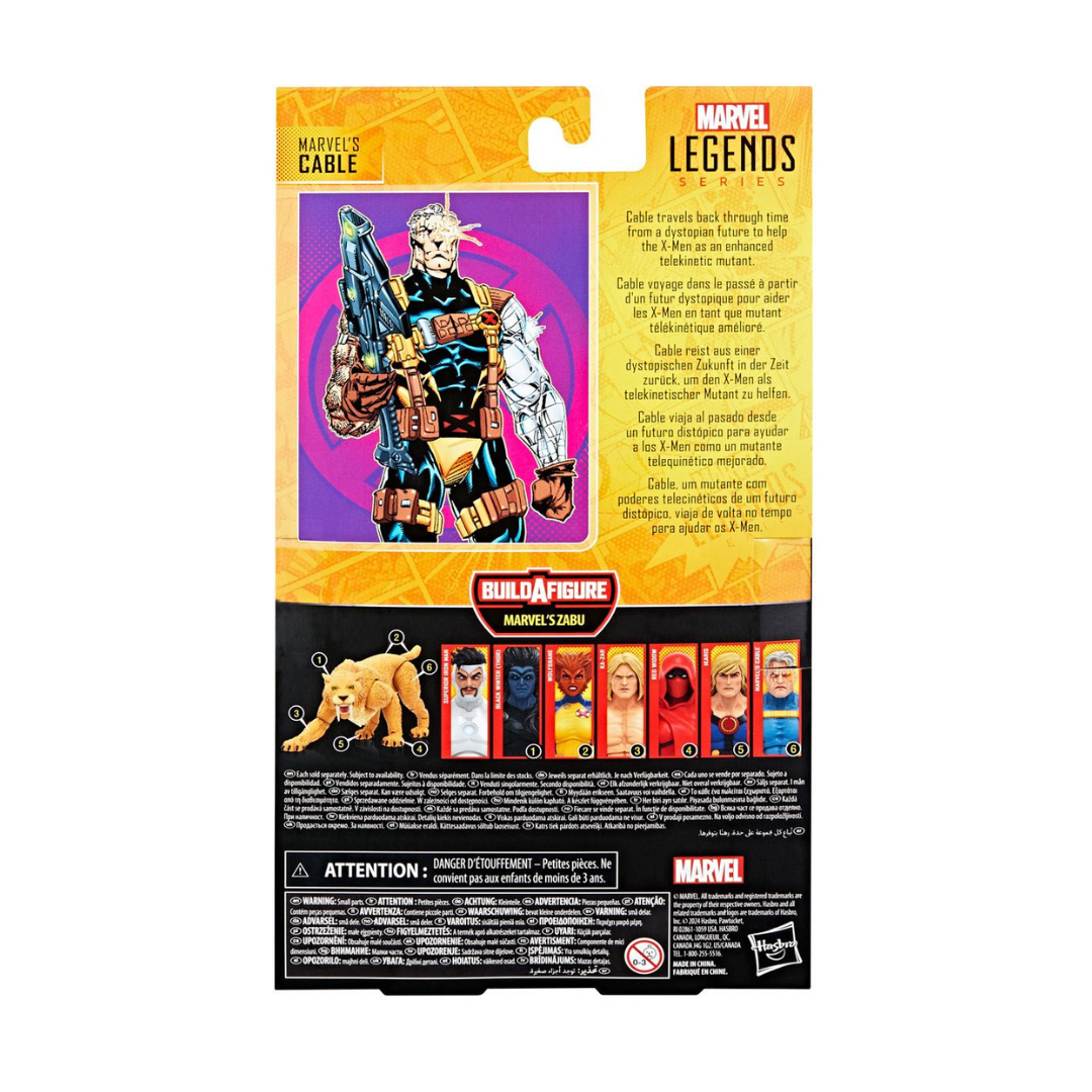 Hasbro: Marvel Legends Zabu Series Cable 6-Inch Action Figure