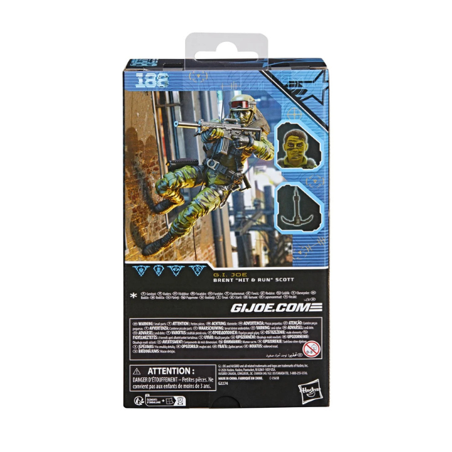 Hasbro: G.I. Joe Classified Series #188 Brent Hit & Run Scott 6-Inch Action Figure