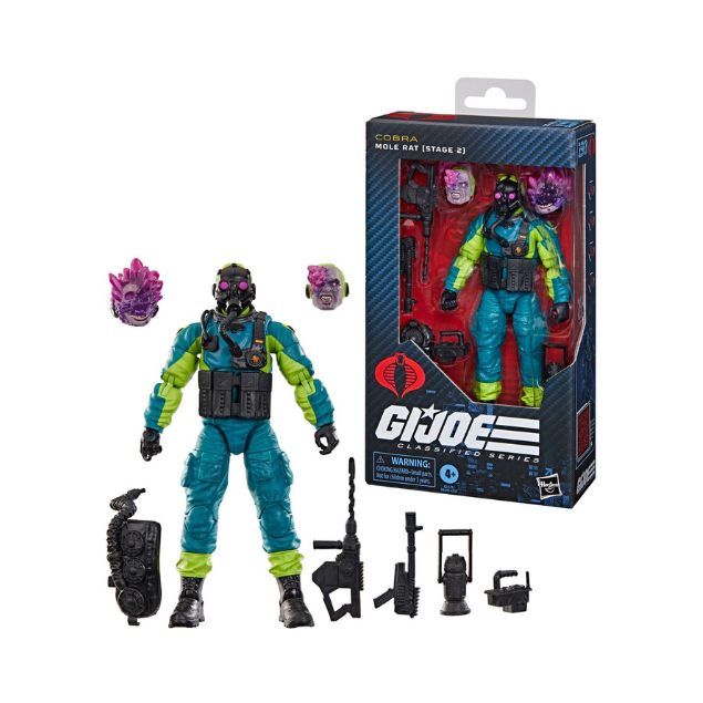 Hasbro: G.I. Joe Classified Series #190 Mole Rat (Stage 2) 6-Inch Action Figure
