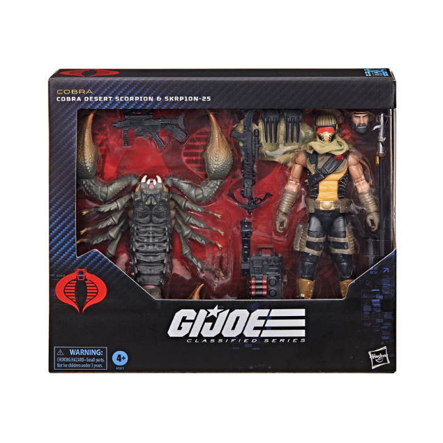 Hasbro: G.I. Joe Classified Series Deluxe Cobra Desert Scorpion & SKRP10N-25 6-Inch Action Figures