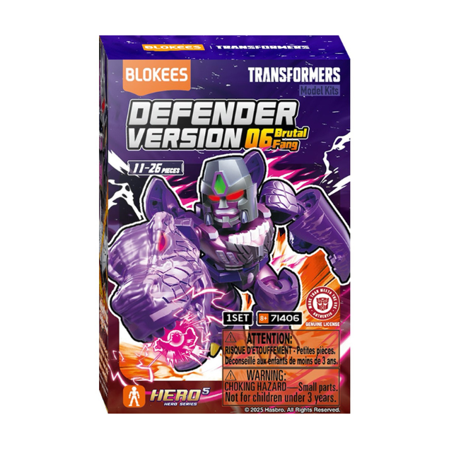 Blokees: Transformers: Defender Version 06 Brutal Fang Mini Model Kit Set