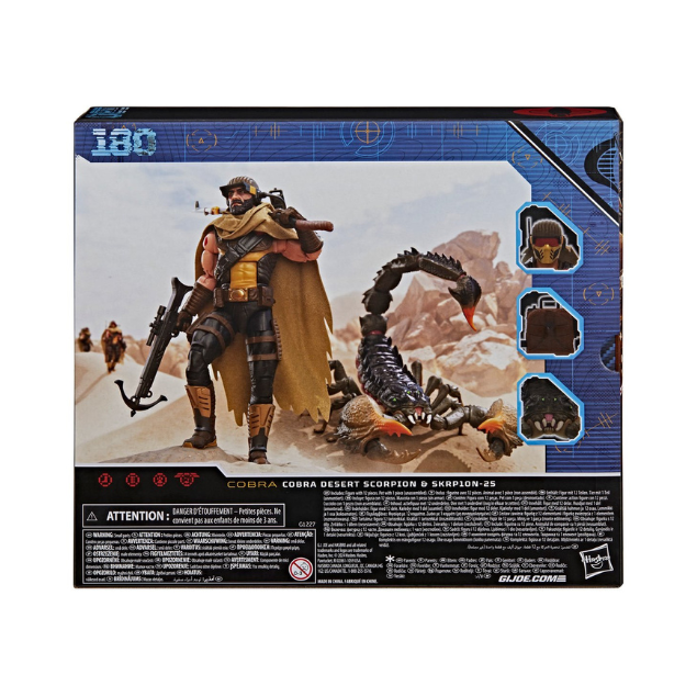 Hasbro: G.I. Joe Classified Series Deluxe Cobra Desert Scorpion & SKRP10N-25 6-Inch Action Figures