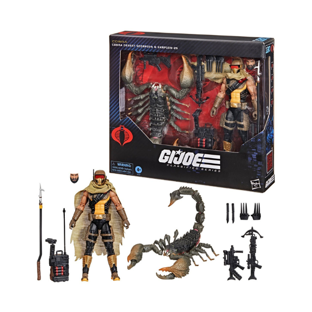 Hasbro: G.I. Joe Classified Series Deluxe Cobra Desert Scorpion & SKRP10N-25 6-Inch Action Figures