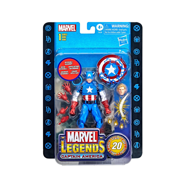 Hasbro: Marvel Legends Series 20th Anniversary Series 1 Captain America 6-inch Action Figure