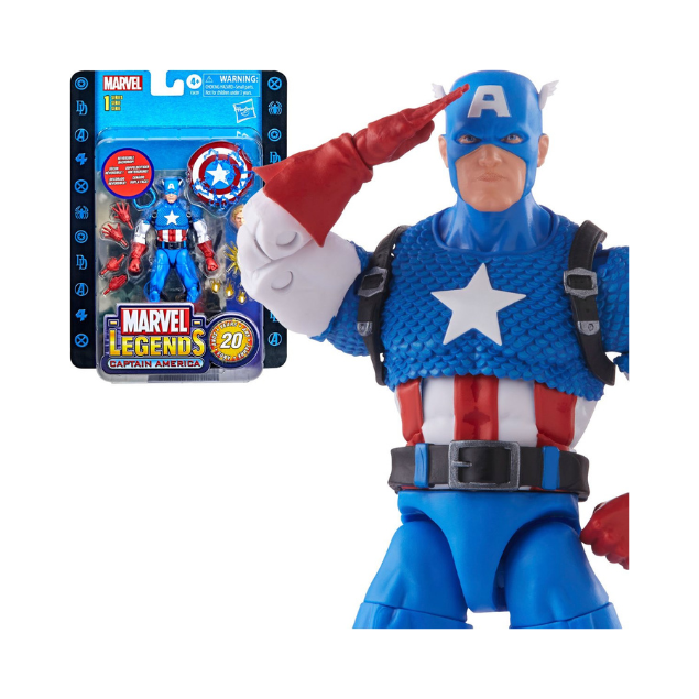 Hasbro: Marvel Legends Series 20th Anniversary Series 1 Captain America 6-inch Action Figure