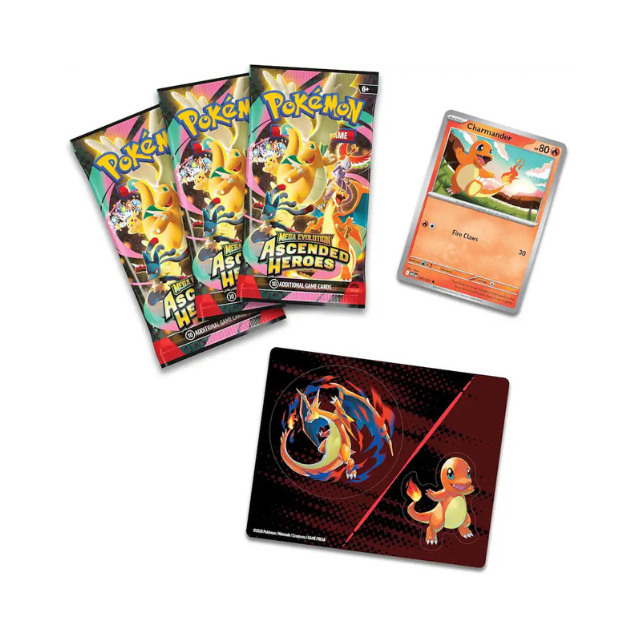 Pokémon - Mega Evolution - Ascended Heroes Tech Sticker Collection- Charmander