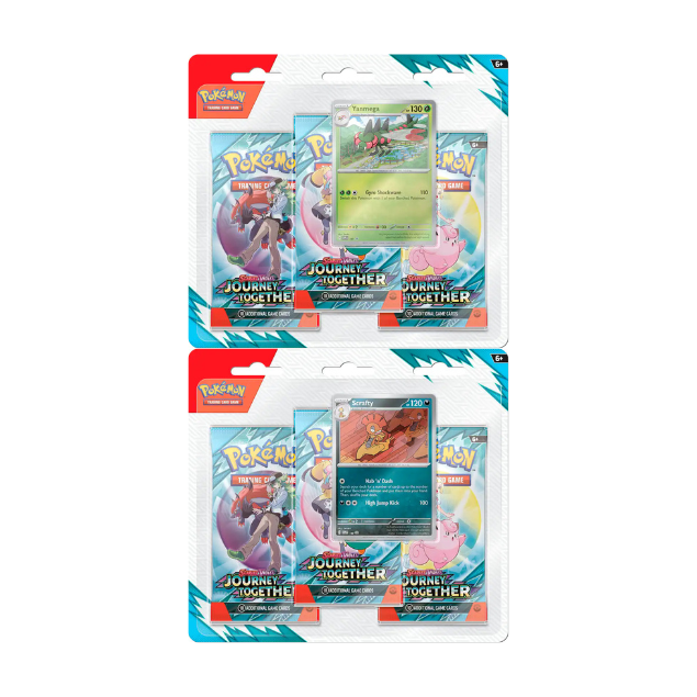 Pokémon - Scarlet & Violet Journey Together 3 Pk Booster - Styles May Vary