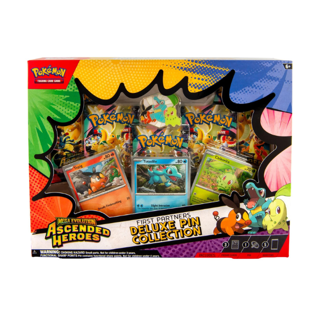 Pokémon - Trading Card Game: Mega Evolution Ascended Heroes First Partners Deluxe Pin Collection