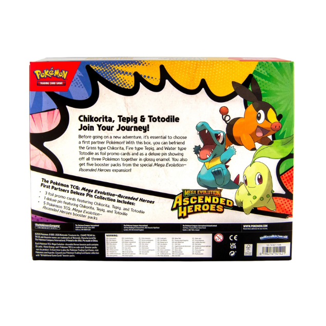 Pokémon - Trading Card Game: Mega Evolution Ascended Heroes First Partners Deluxe Pin Collection