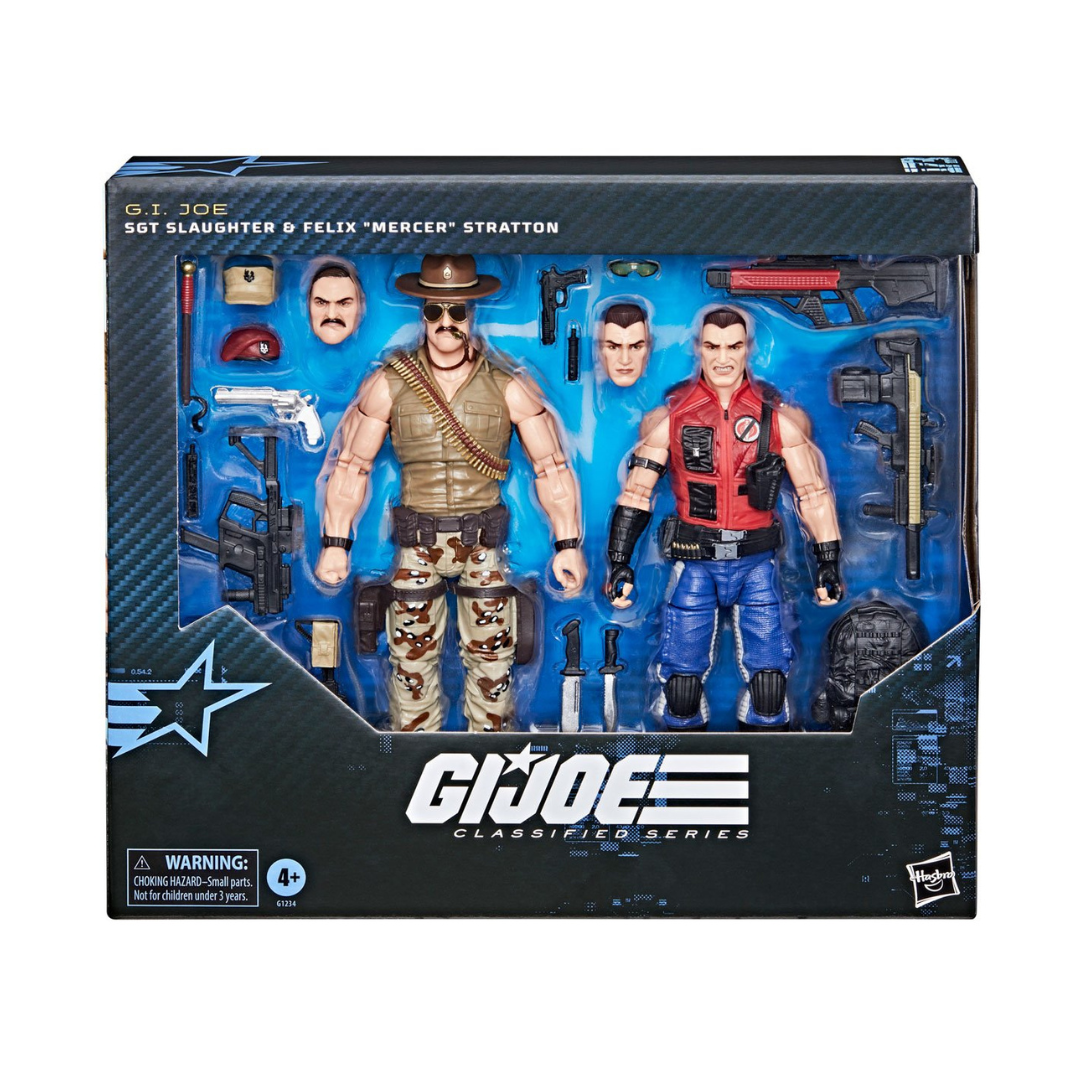 Hasbro: G.I. Joe Classified Series #173 Sgt Slaughter & Felix Mercer Stratton 6-Inch Action Figures 2-Pack