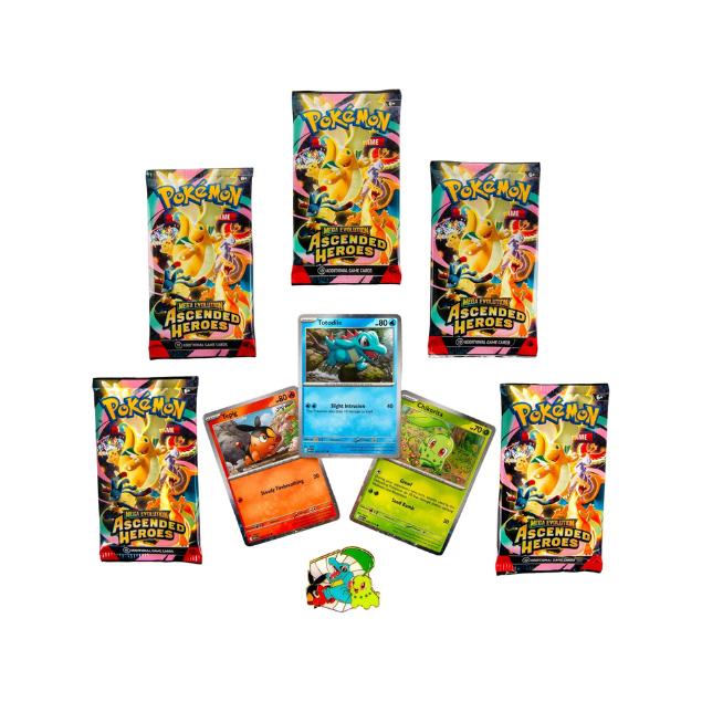 Pokémon - Trading Card Game: Mega Evolution Ascended Heroes First Partners Deluxe Pin Collection