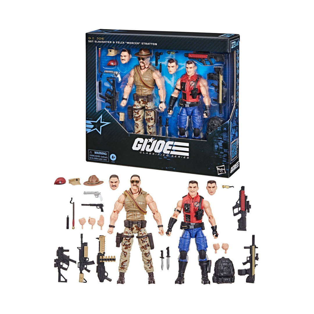 Hasbro: G.I. Joe Classified Series #173 Sgt Slaughter & Felix Mercer Stratton 6-Inch Action Figures 2-Pack