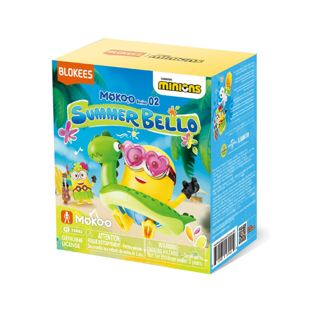 Blokees: Minions Mokoo 02 Summer Bello Blind Box Mini Model Kit