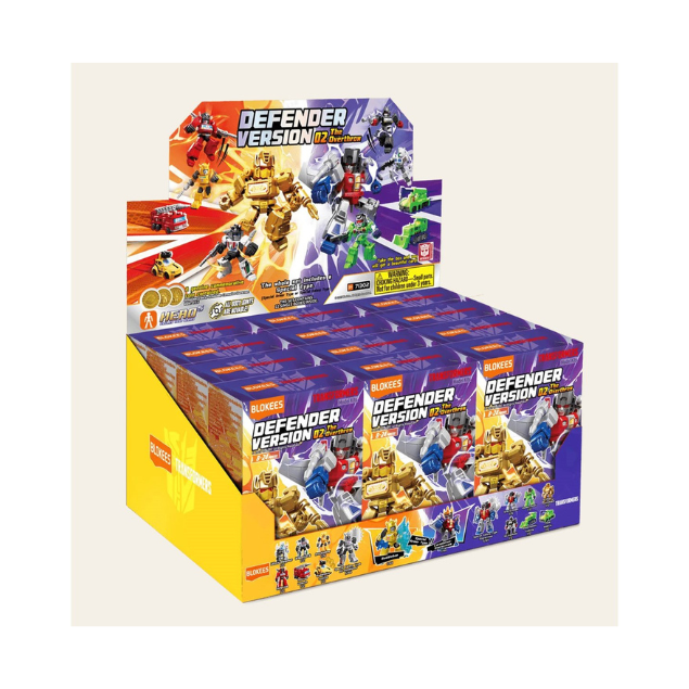 Blokees: Transformers: Defender Version 02 The Overthrow Mini Model Kit Full Case
