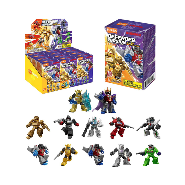 Blokees: Transformers: Defender Version 02 The Overthrow Mini Model Kit Full Case