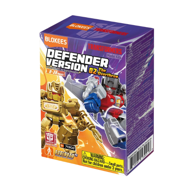 Blokees: Transformers: Defender Version 02 The Overthrow Mini Model Kit Full Case