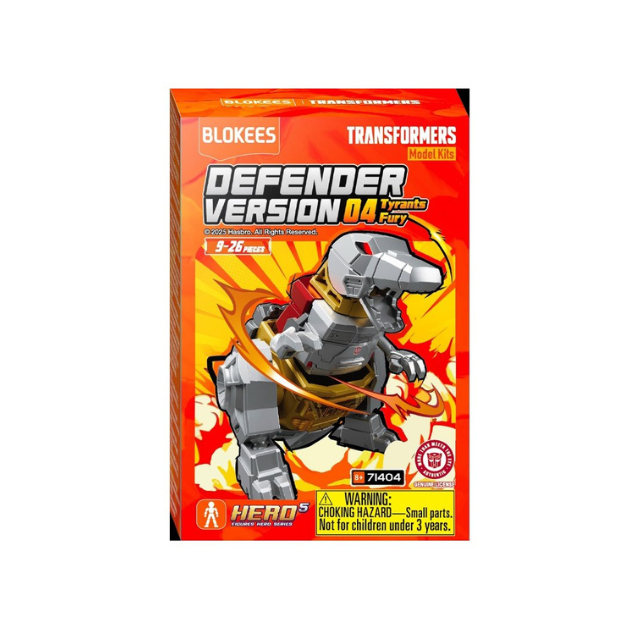 Blokees: Transformers: Defender Version Wave 4 Tyrants Fury Mini Model Kit Full Case