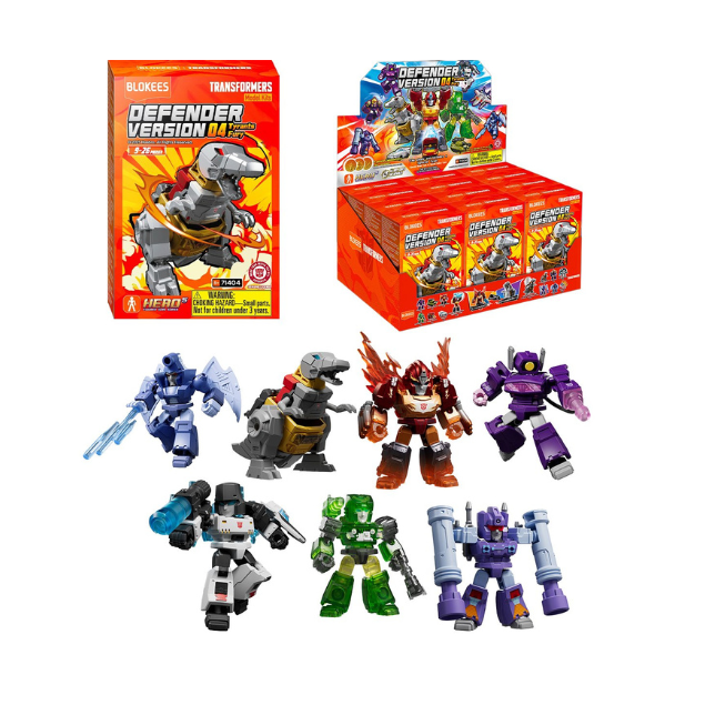Blokees: Transformers: Defender Version Wave 4 Tyrants Fury Mini Model Kit Full Case