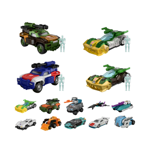 Blokees: Transformers Wheels - C02 Wreck'N Rule Blind Box Model Kit Display of 12