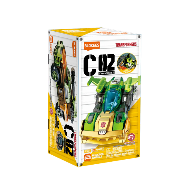 Blokees: Transformers Wheels - C02 Wreck'N Rule Blind Box Model Kit Display of 12