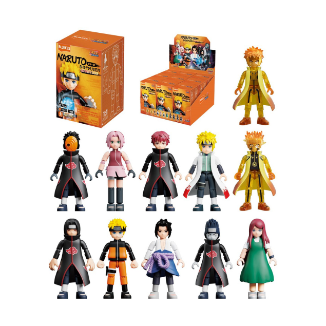 Blokees: Naruto Galaxy Version 01 Ultimate Bond Mini Model Kit Case