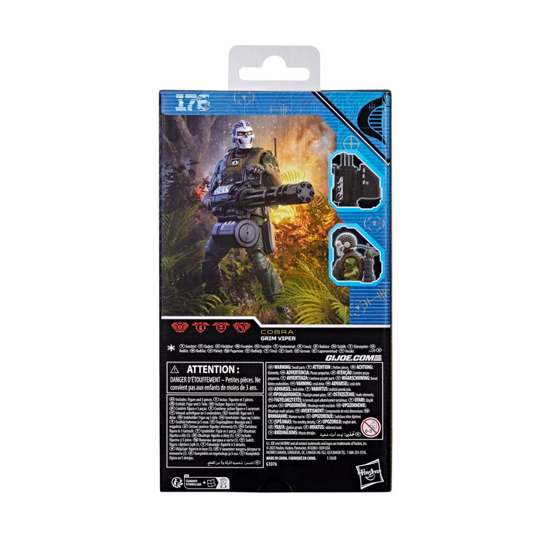 Hasbro: G.I. Joe Classified Series #176 Cobra Grim-Viper Action Figure