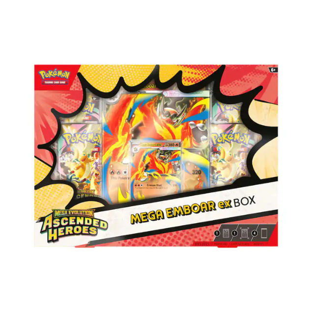 Pokémon - Trading Card Game: Ascended Heroes - Mega Emboar ex Box