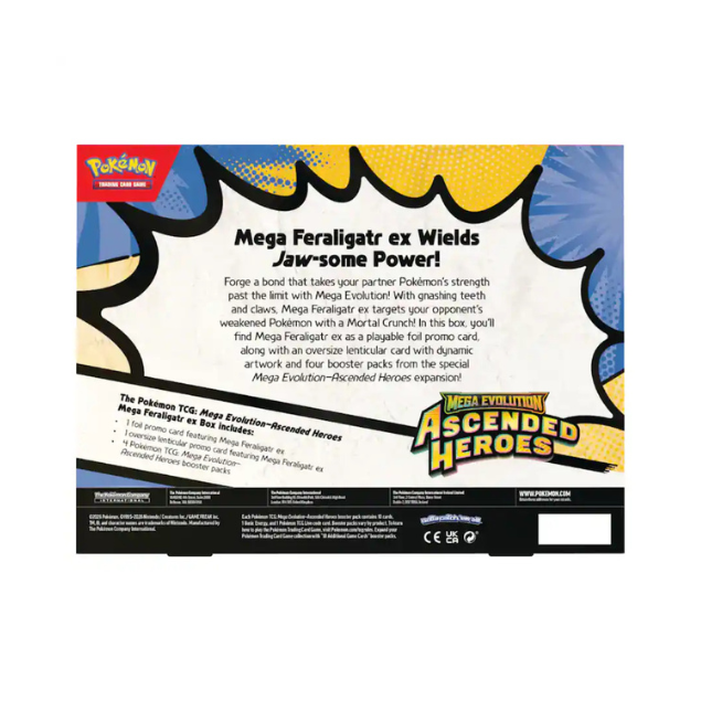 Pokémon - Trading Card Game: Ascended Heroes - Mega Feraligatr ex Box