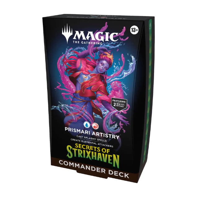Magic the Gathering: The Gathering Secrets of Strixhaven Commander Deck - Prismari Artistry