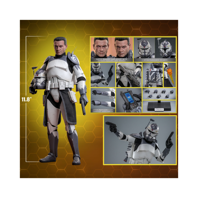 Hot Toys: Clone Commander Wolffe™ Sixth Scale Figure
