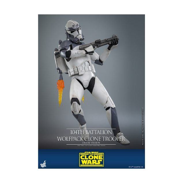 Hot Toys: 104th Battalion Wolfpack Clone Trooper™ (Deluxe Version)