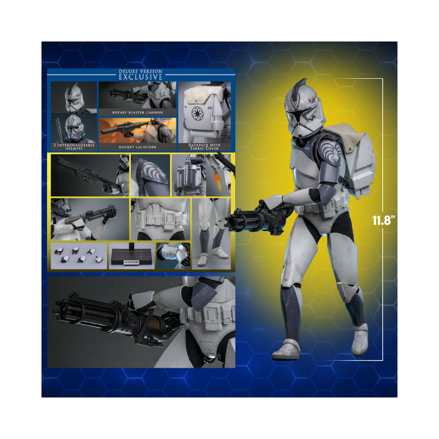 Hot Toys: 104th Battalion Wolfpack Clone Trooper™ (Deluxe Version)