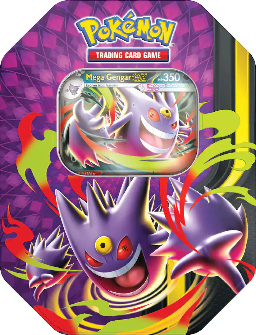 Pokémon - Trading Card Game: Pokemon Mega Moonlit Tin - Mega Gengar ex