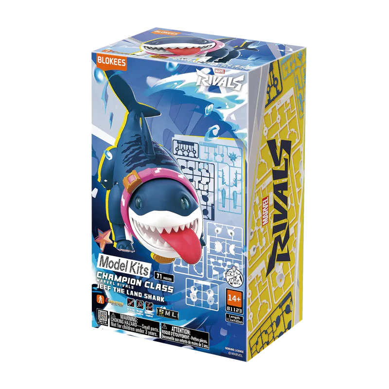 Blokees: Marvel Rivals: Champion Class CC12 Jeff the Land Shark Model Kit