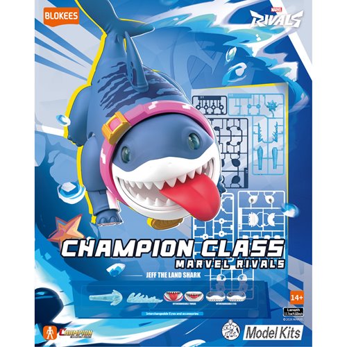 Blokees: Marvel Rivals: Champion Class CC12 Jeff the Land Shark Model Kit