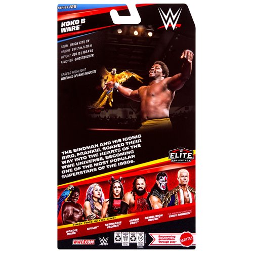 Mattel: WWE Elite Collection Series 125 Koko B Ware Action Figure