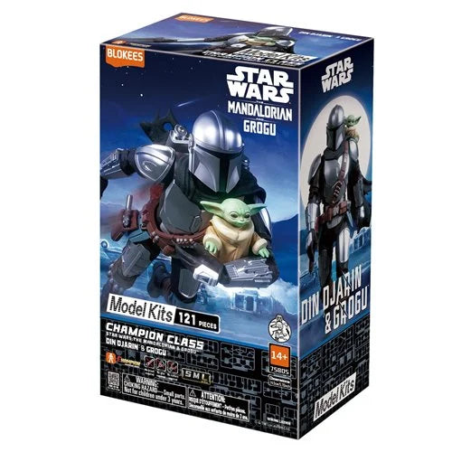 Blokees: Star Wars: The Mandalorian & Grogu: Din Djarin & Grogu Classic Class Model Kit