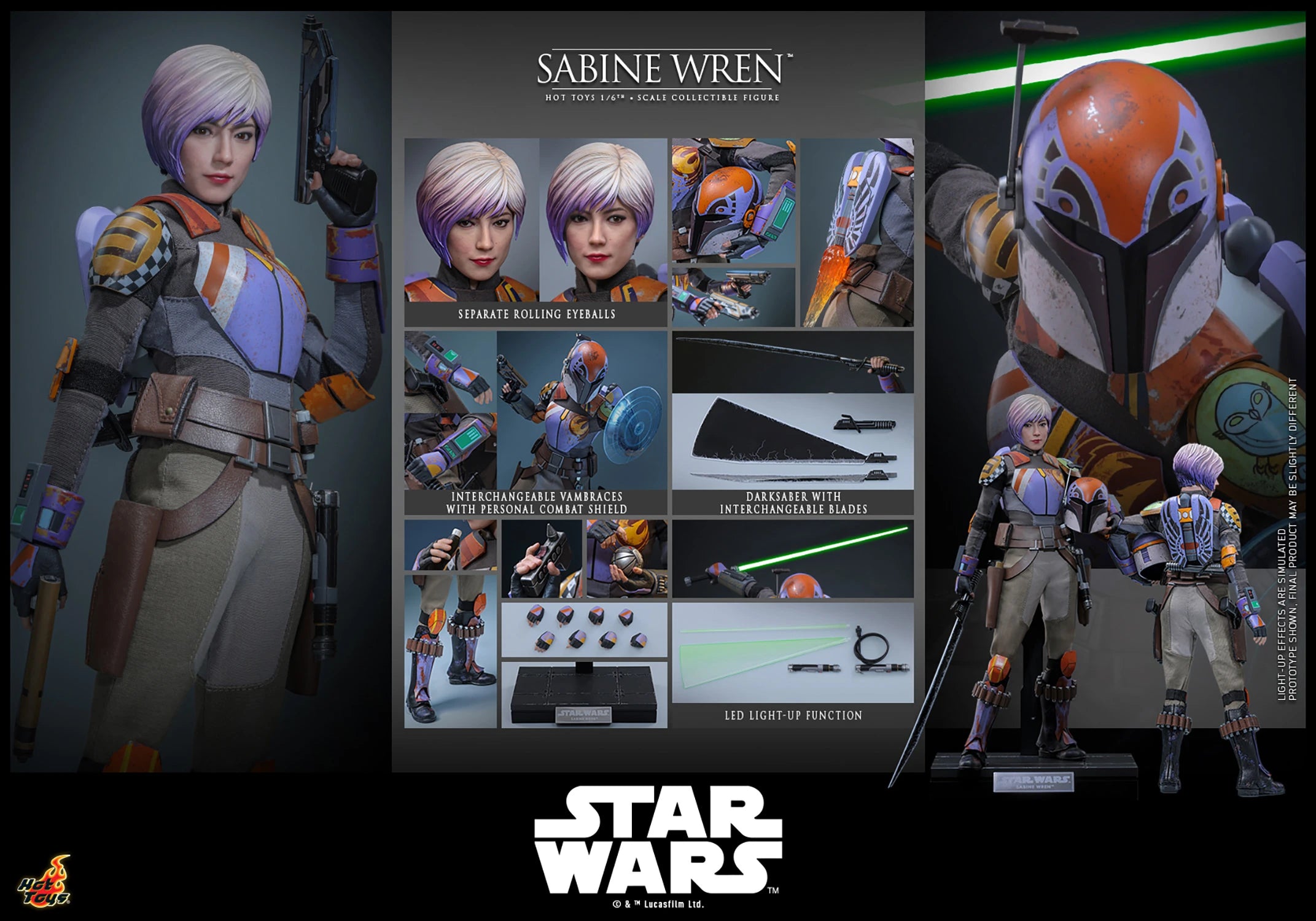 Hot Toys: Sabine Wren ™ Sixth Scale Figure