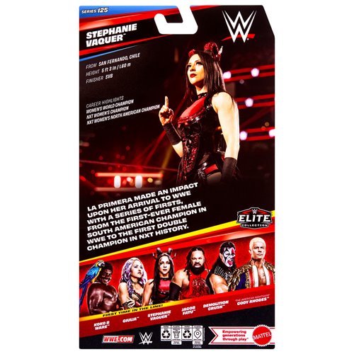 Mattel: WWE Elite Collection Series 125 Stephanie Vaquer Action Figure