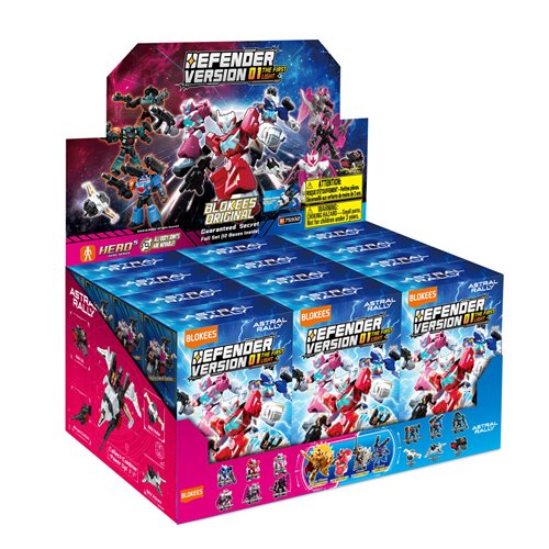 Blokees: Astral Rally Defender Version 01 The First Light Mini Model Kit Display Box of 12