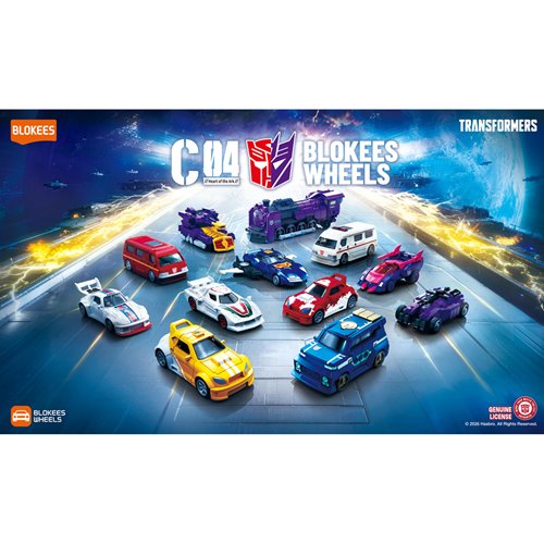 Blokees: Transformers Wheels C04 Heart of the Ark Blokees Blind Box Model Kit Display of 12