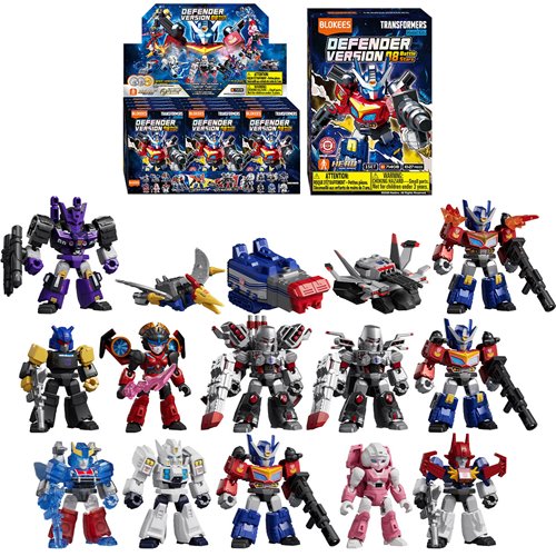 Blokees: Transformers Defender Version 08 Battle Stars Mini Model Kit Display Case of 12