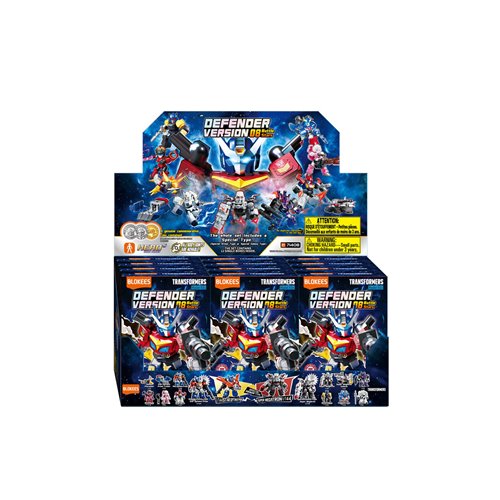 Blokees: Transformers Defender Version 08 Battle Stars Mini Model Kit Display Case of 12