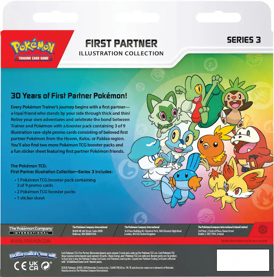 Pokémon - Trading Card Game: First Partner Illustration Collection - Series 3